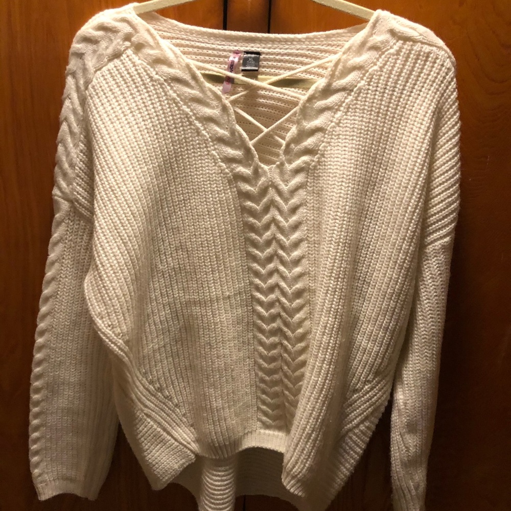 White Chunky Sweater